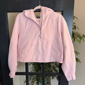 Lululemon oversized half zip hooded scuba sweatshirt